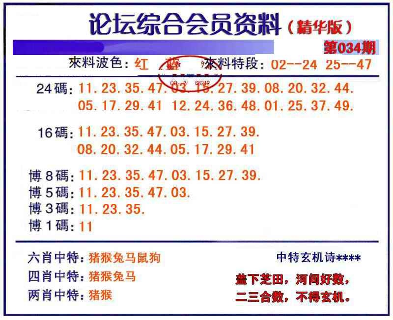 034期综合会员资料[图]